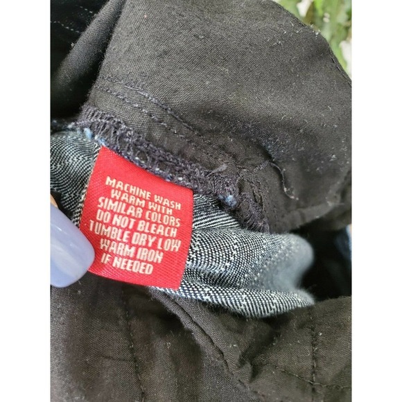 Chaps Women's Blue Lined Denim Cotton Mid Rise Straight Leg Casual Jeans Pant 10 - Picture 8 of 11